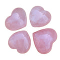 Natural Rose Quartz Puffy Heart - Healing Stone for Love & Compassion