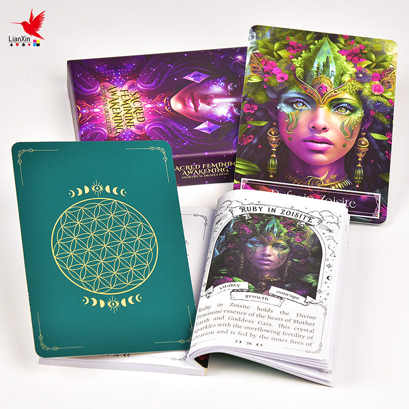 Crystal Healing Guide Cards | 44-Card Deck for Beginners & Practitioners