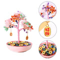 7 Chakra Healing Crystal Gravel Tree — Handmade Feng Shui Decor