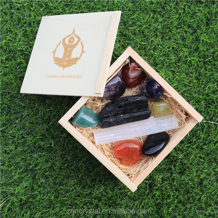 Sacred Geometry Crystal Grid Kit - Manifestation Tool with Flower of Life Board