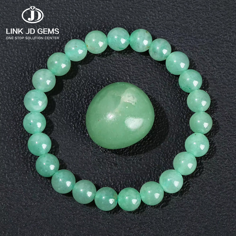 Green Aventurine Lucky Bracelet - Stone of Opportunity & Prosperity Jewelry