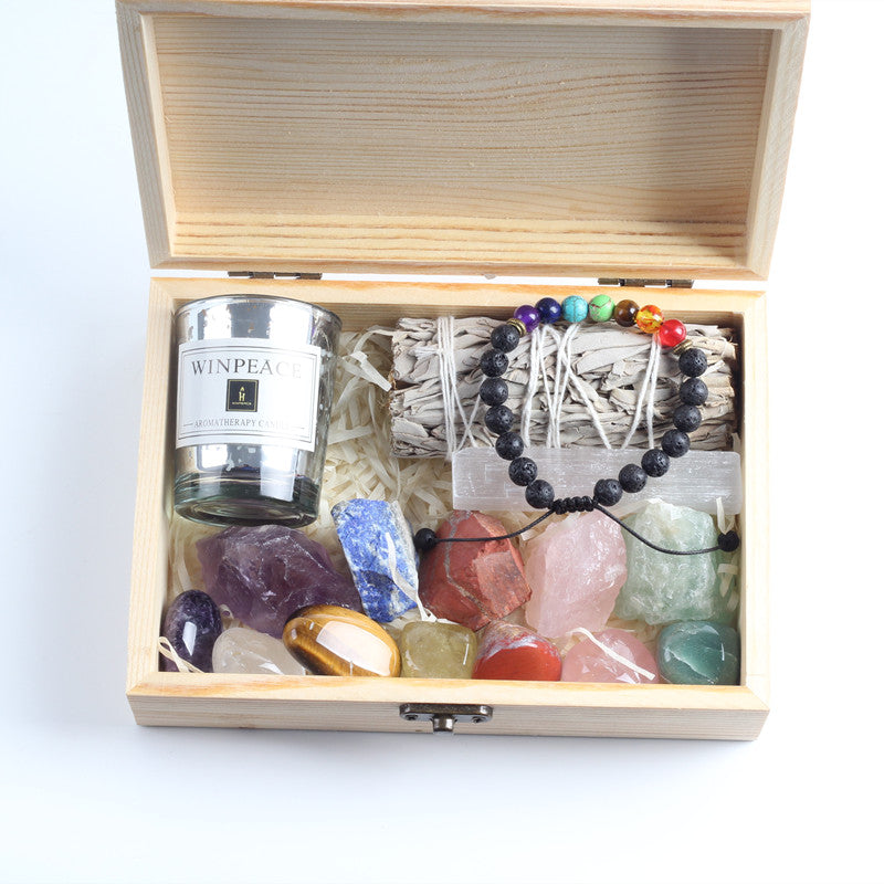 Crystal Mystery Healing Box - Surprise Raw & Tumbled Stones Curated Gift