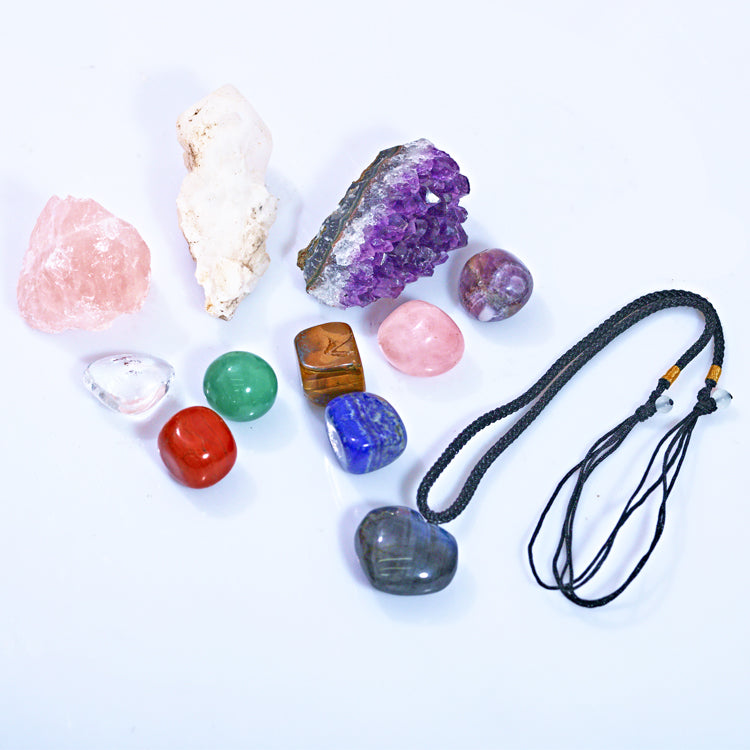 Natural Birthstone Crystal Bracelet | Monthly Gemstone Healing Jewelry