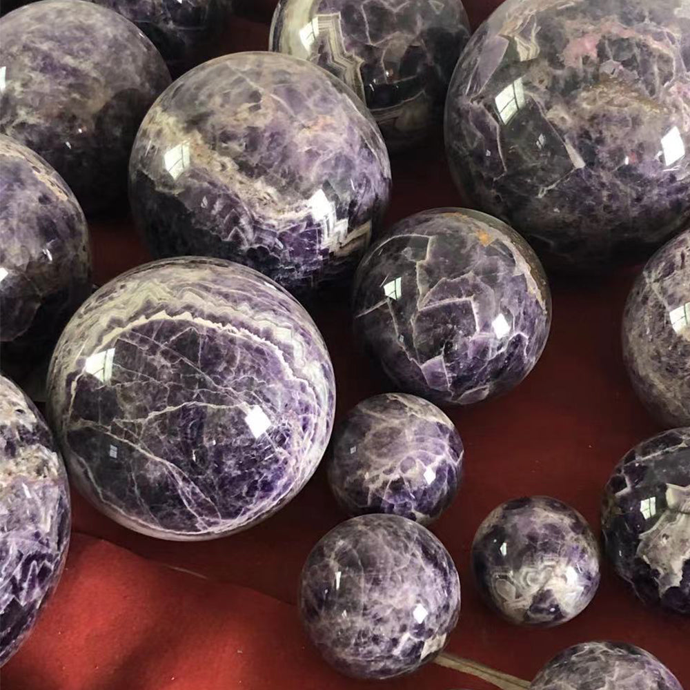 Natural Amethyst Crystal Tower Point - Polished Obelisk for Altar & Meditation