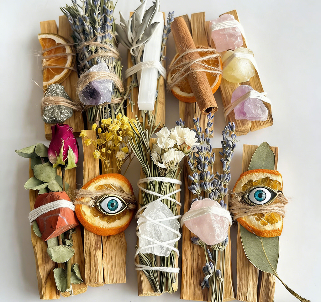 Abundance & Prosperity Crystal Healing Kit - Citrine & Pyrite Manifestation Set
