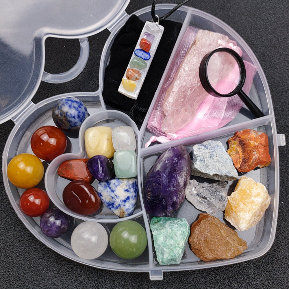 Sacred Geometry Crystal Grid Kit - Manifestation Tool with Flower of Life Board