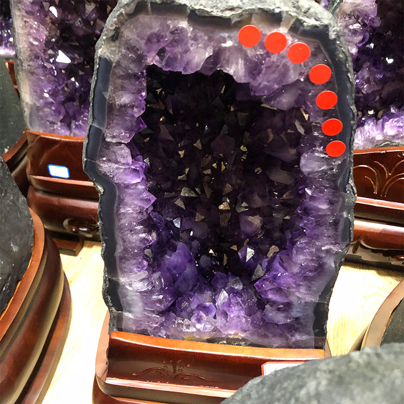 Natural Uruguay Amethyst Cluster Box Set | Raw Stone Gift Specimen
