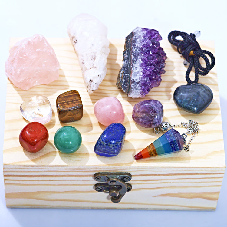Natural Birthstone Crystal Bracelet | Monthly Gemstone Healing Jewelry