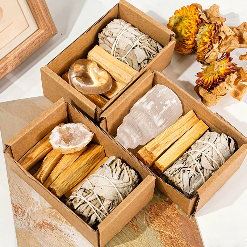 Holiday Crystal Healing Gift Box — Seasonal Spiritual Wellness Set