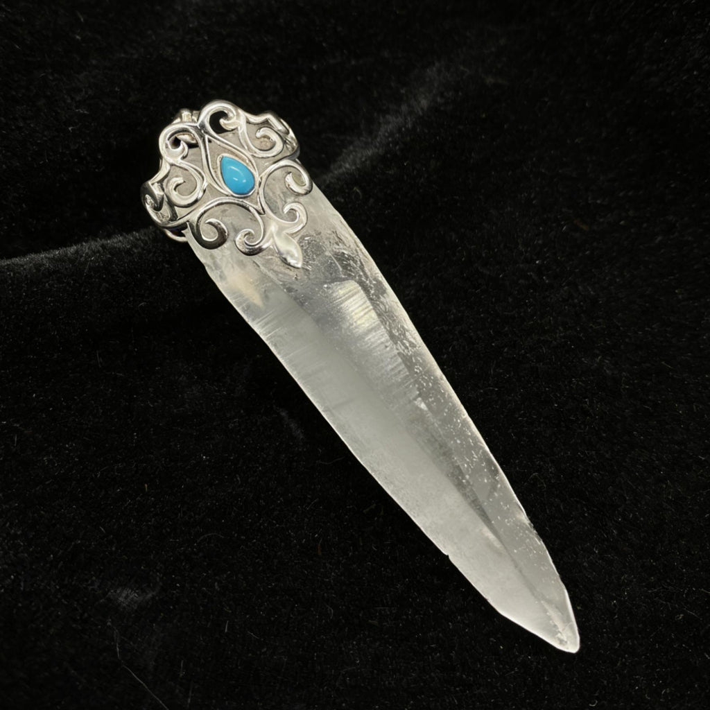 Natural Crystal Point Pendant Necklace | Raw Gemstone Healing Jewelry Wholesale