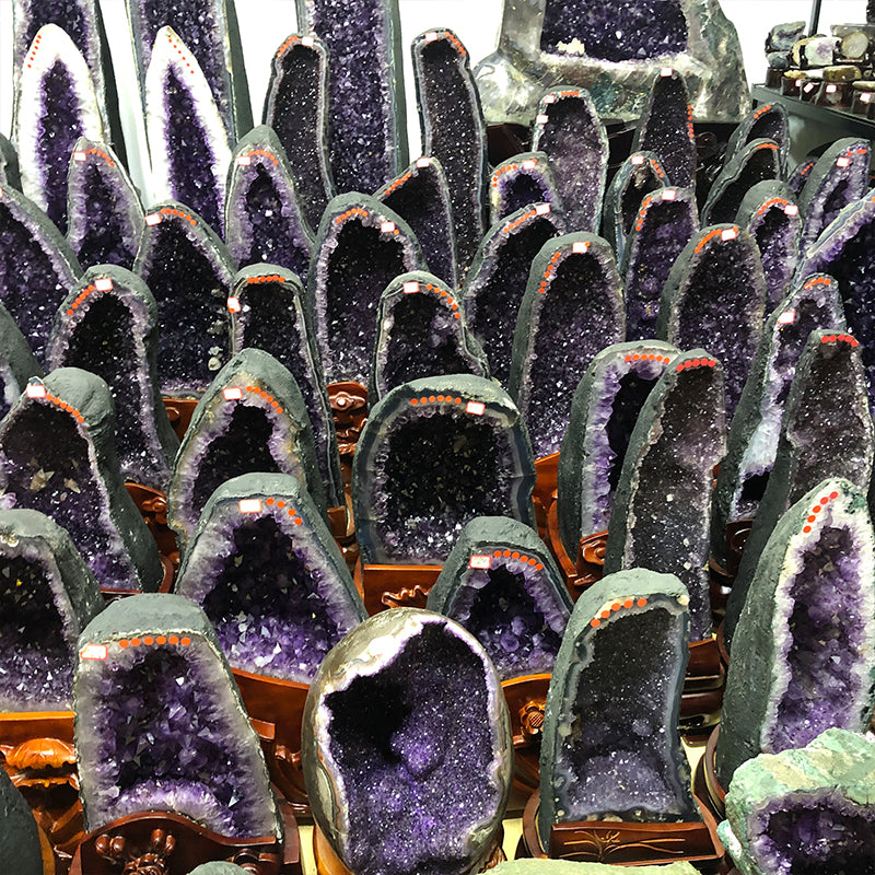 Natural Uruguay Amethyst Cluster Box Set | Raw Stone Gift Specimen