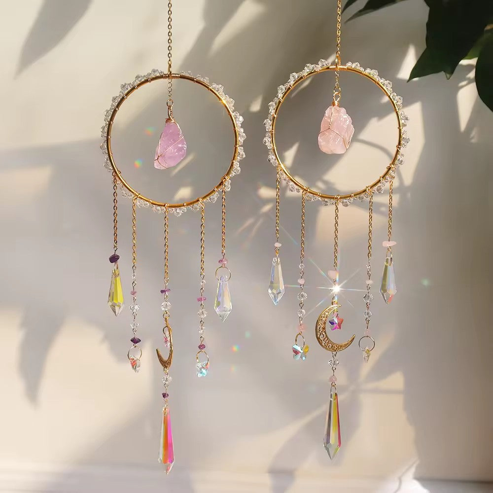 Crystal Suncatcher Rainbow Prism | Chakra Window Hanging Ornament