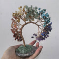 Natural 7 Chakra Crystal Money Tree — Wealth & Abundance Feng Shui