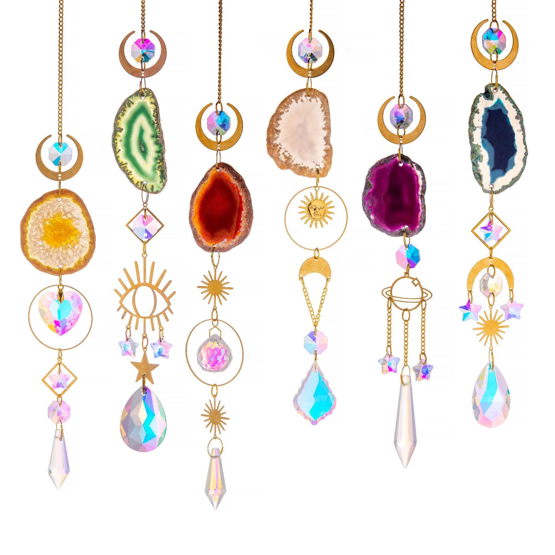 Bohemian Crystal Suncatcher - Prism Rainbow Maker for Home & Garden