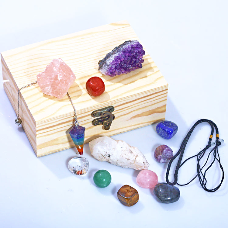 Natural Birthstone Crystal Bracelet | Monthly Gemstone Healing Jewelry