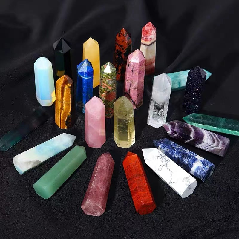 Natural Amethyst Crystal Tower Point - Polished Obelisk for Altar & Meditation