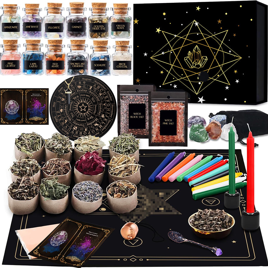 Crystal Mystery Healing Box - Surprise Raw & Tumbled Stones Curated Gift