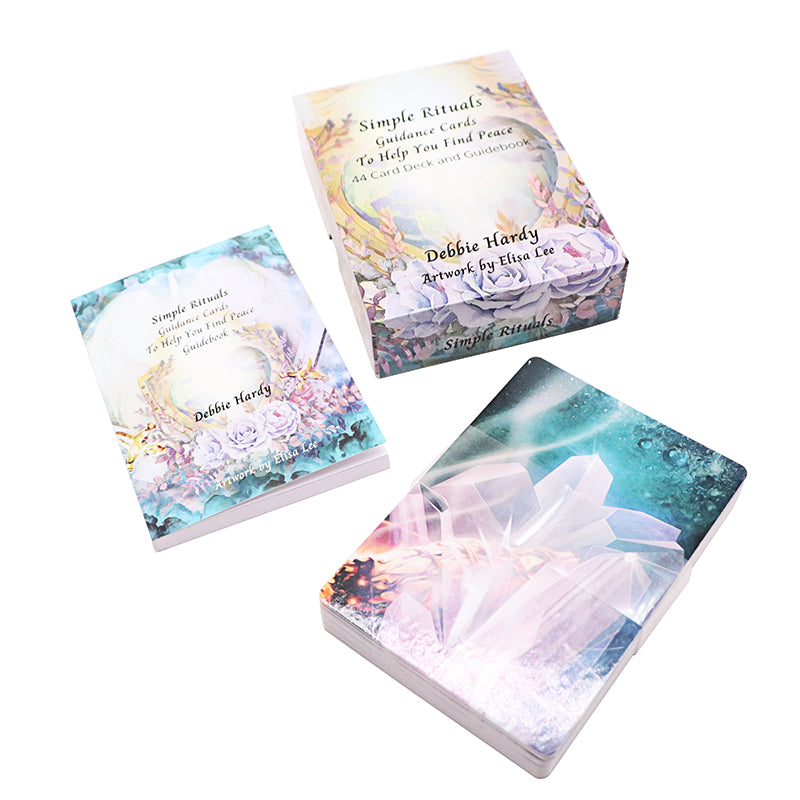 Crystal Healing Guide Cards | 44-Card Deck for Beginners & Practitioners