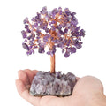 Amethyst Cluster Base Crystal Feng Shui Wealth Tree