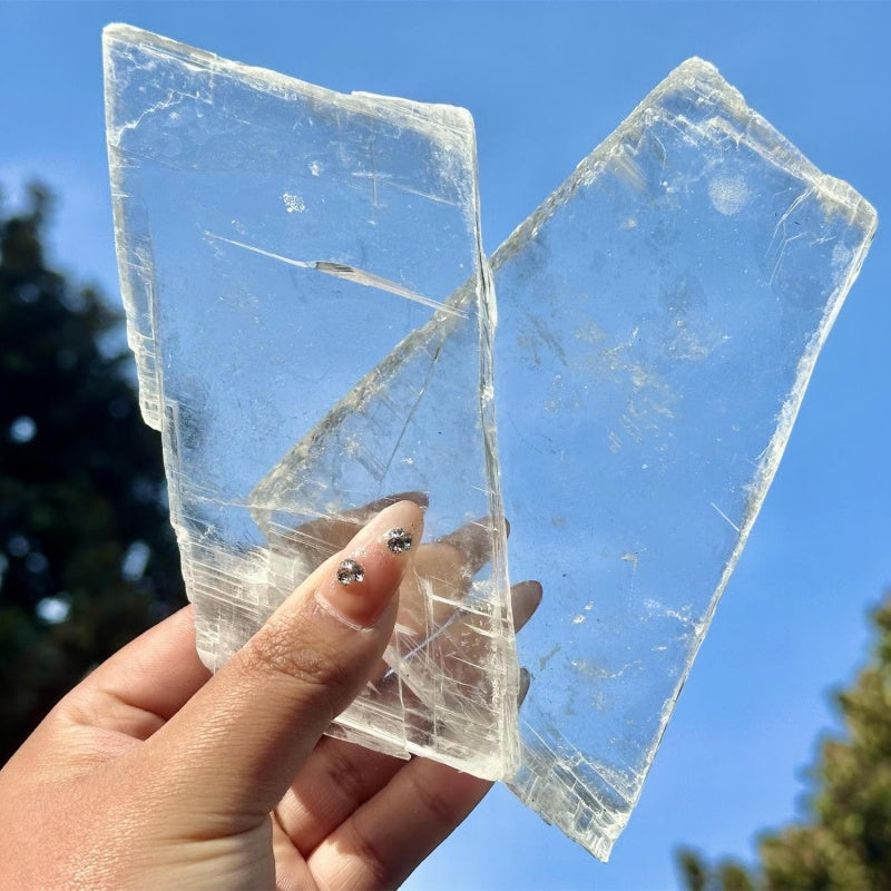 Selenite Crystal Charging Plate - Sacred Geometry Energy Cleansing Station