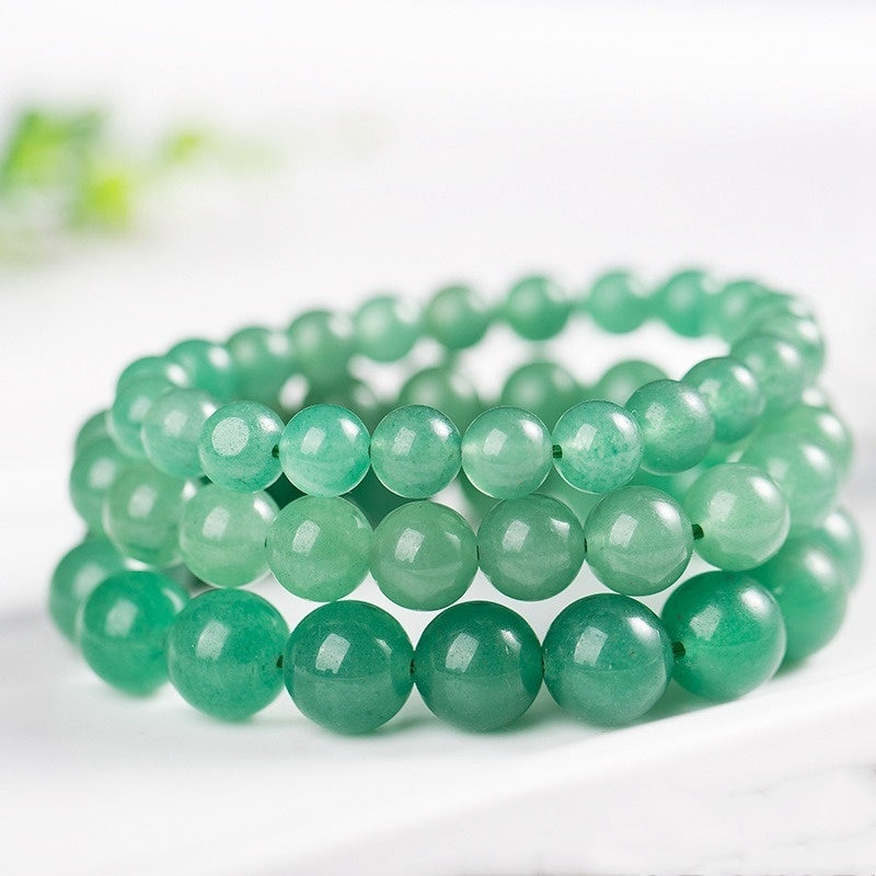 Green Aventurine Lucky Bracelet - Stone of Opportunity & Prosperity Jewelry