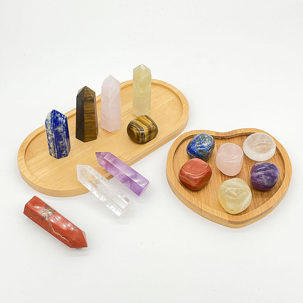 31-Piece Ultimate Healing Crystal Starter Set with Guide