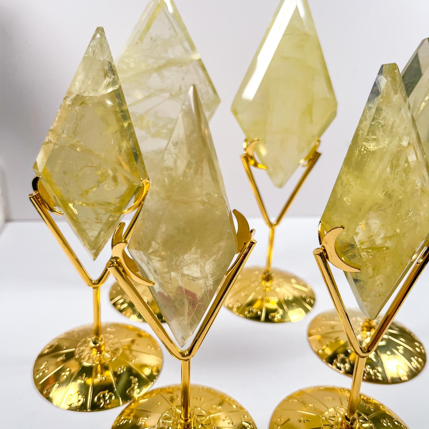 Natural Citrine Raw Crystal Points — Wealth & Solar Plexus Chakra